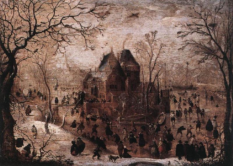 AVERCAMP, Hendrick Winter Landscape  jko5 china oil painting image